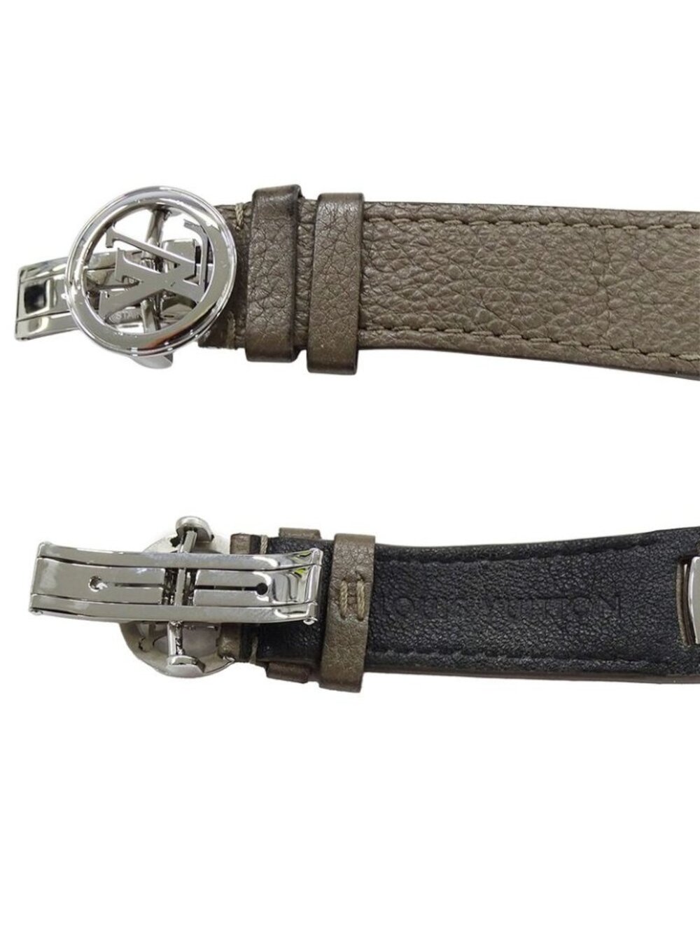 Louis Vuitton Watch Fifty Five Automatic Winding at Stainless Steel Leather - Picture 4 of 15